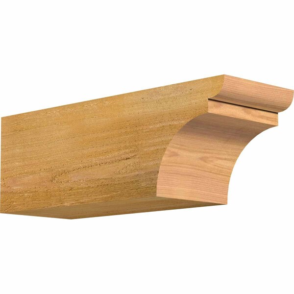 Ekena Millwork Yorktown Rough Sawn Rafter Tail, Western Red Cedar, 6"W x 6"H x 18"L RFT06X06X18YOR00RWR - main